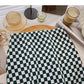 Net red retro chessboard pattern High Waist Hip Wrap Skirt  5536