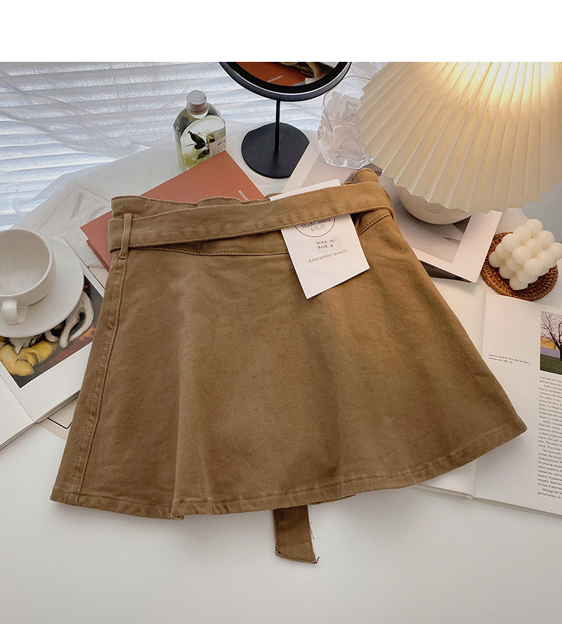 New Korean fashion small high waist skirt  5415