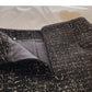 Fashion retro bright silk wool high waist A-shaped skirt  5495