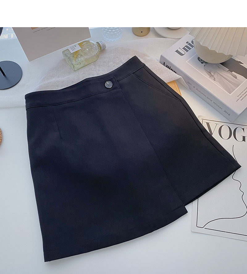 Korean retro fashion design, slim Hip Wrap Skirt  5350