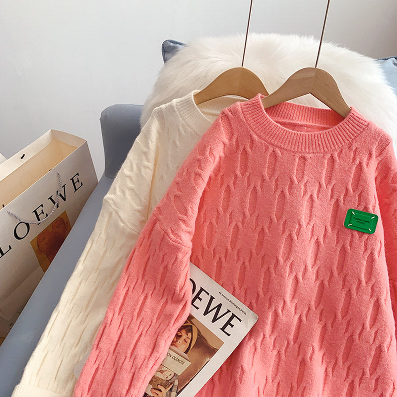 Pull rose doux japonais 5143