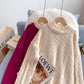 Pull col en dentelle de chanvre Design sense 5110
