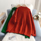 Pull de Noël rouge avec motif d'élan 5180