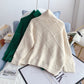 Pull col montant nouveau haut tricoté à bas 5162