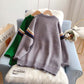 Pull à motif de visage souriant Pull Pull Femme Pull 5187