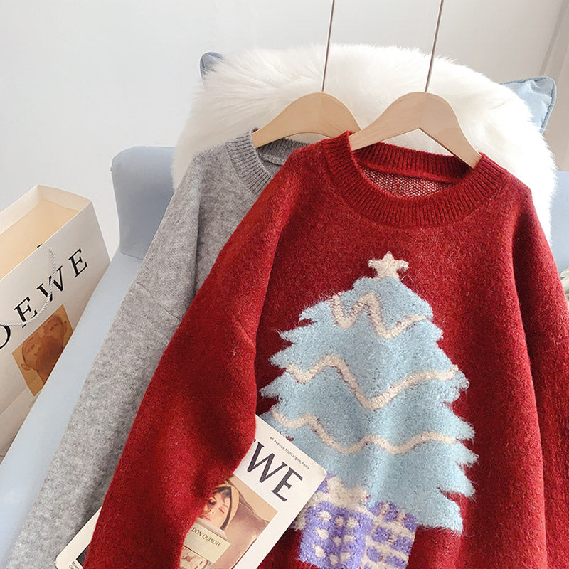 Pull à thème de Noël vintage japonais 5145