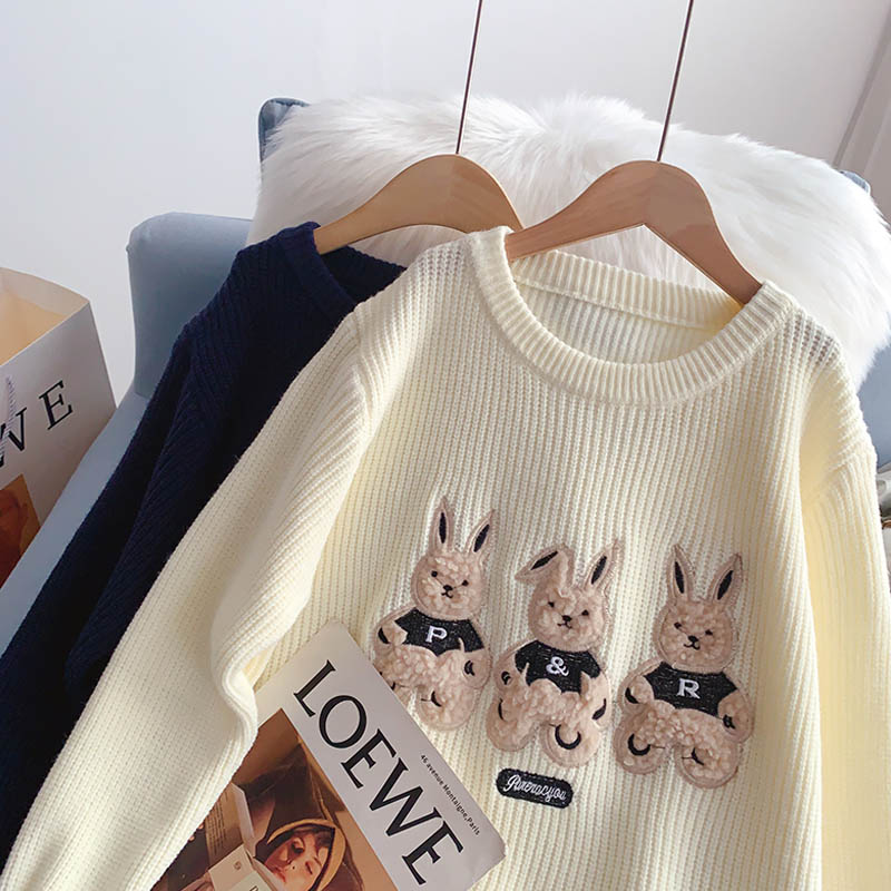 Pull mignon de dessin animé japonais pull paresseux 5146