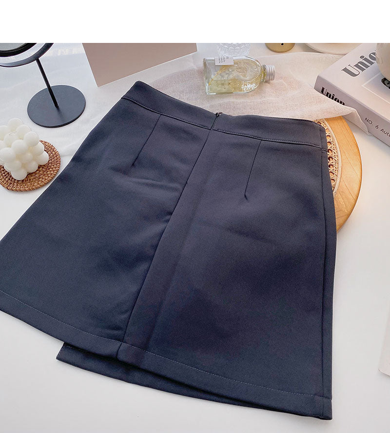 Korean retro fashion design, slim Hip Wrap Skirt  5350