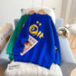 Pull ample, portant un pull de style paresseux et étranger 5261
