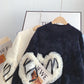 Pull en dentelle de gaze d'amour design sense minorité top 5111