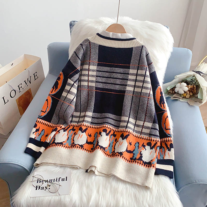 Pull cardigan femme Sen manteau tricoté paresseux 5182