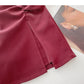 The new Korean fashion retro pleated and forked slim Hip Wrap Skirt  5356