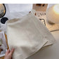 Woolen A-line skirt with irregular design shows thin high waist and hip skirt  5273