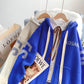 Pull cardigan à capuche bleu Klein Bodyguard 5247