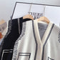Gilet tricoté en imitation vison pour femme 5173