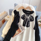Pull long de style universitaire et robe en tricot de style étranger 5164