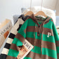 Pull à capuche rayé Pull à capuche rayé 5192