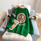 Pull à motif de visage souriant Pull Pull Femme Pull 5187