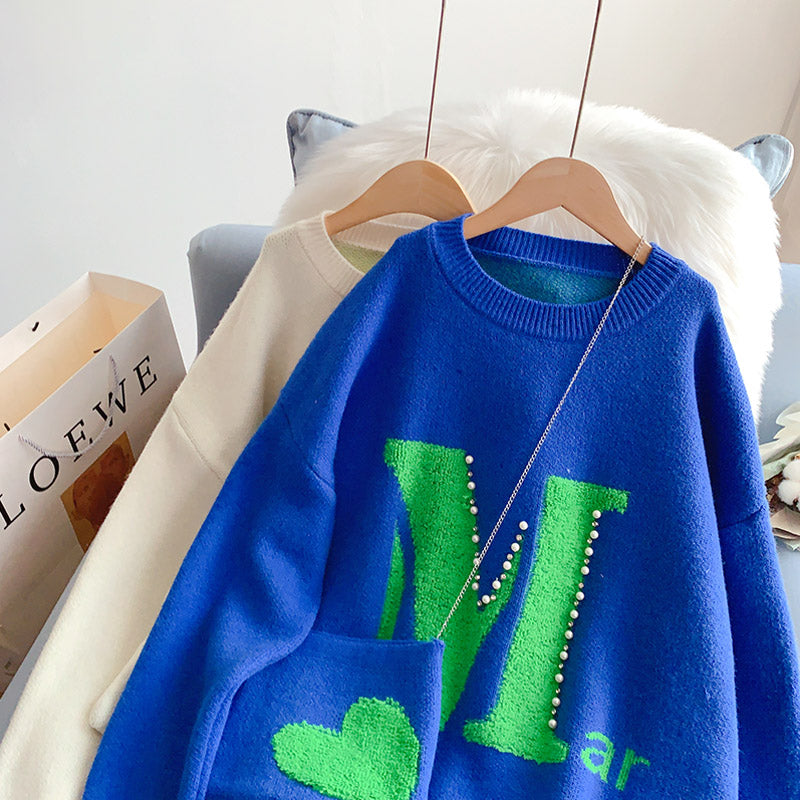 Pull coréen au lait doux et au vent paresseux 5193