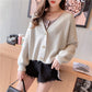 Petit cardigan tricoté frais manteau étranger 5269