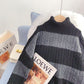 Pull rayé vintage pour femme 5123