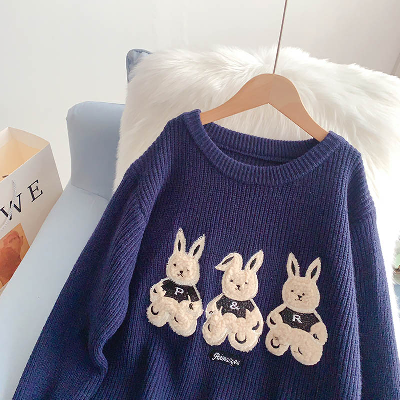 Pull mignon de dessin animé japonais pull paresseux 5146