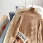 Pull cardigan boutonné à col montant vintage 5138
