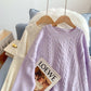 Pull doux pour femme, nouvelle chemise tricotée 5127