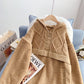 Pull en laine d'agneau cousu pour femme, modèle à capuche 5203