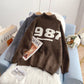 Pull à fond vieillissant au vent langoureux et au style étranger 5155