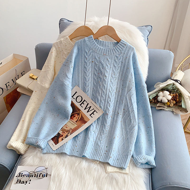 Pull doux pour femme, nouvelle chemise tricotée 5127