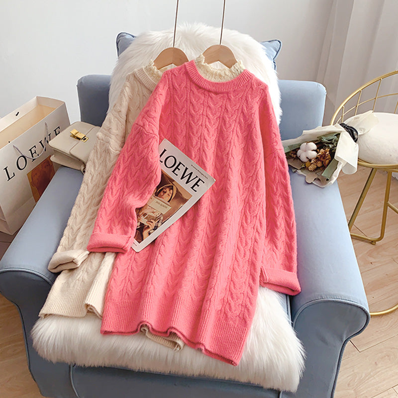 Pull col en dentelle de chanvre Design sense 5110
