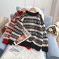 Nouveau pull ample et paresseux de style rétro coréen de Hong Kong 5150