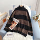 Pull rayé vintage pour femme 5123