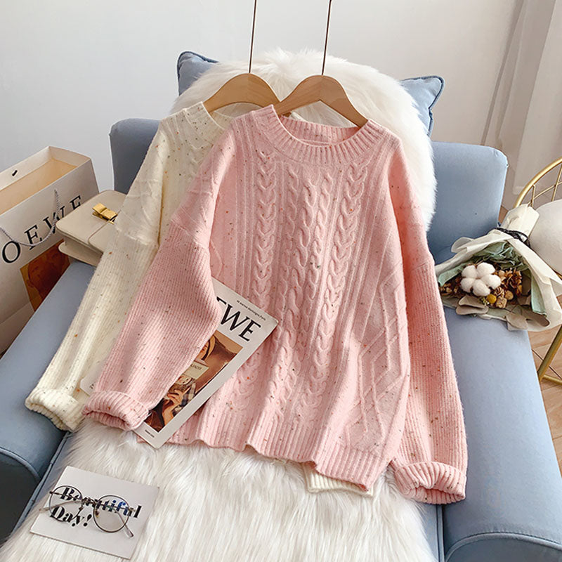 Pull doux pour femme, nouvelle chemise tricotée 5127