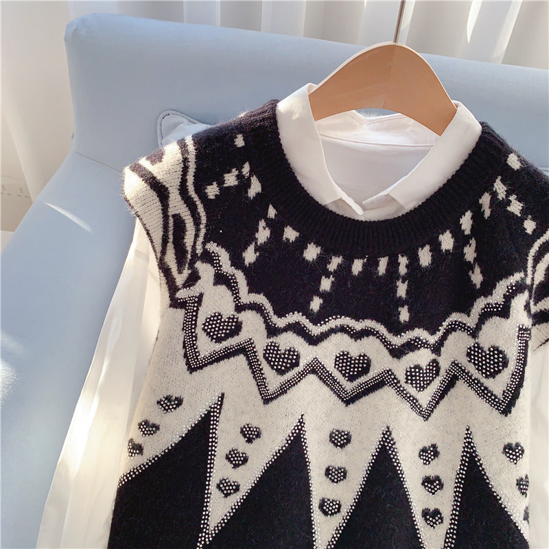Gilet ample sans manches 5071