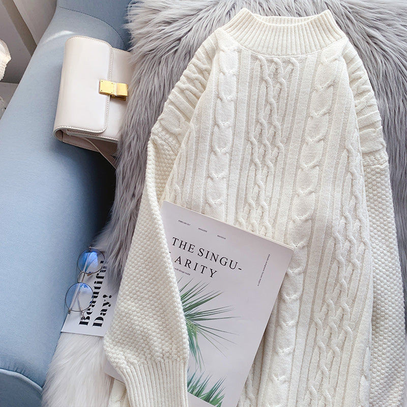 Robe mi-longue en tricot 5079