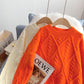 Pull torsadé nouveau pull haut 4995