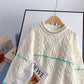 Pull ras du cou torsadé Pull Top 5080