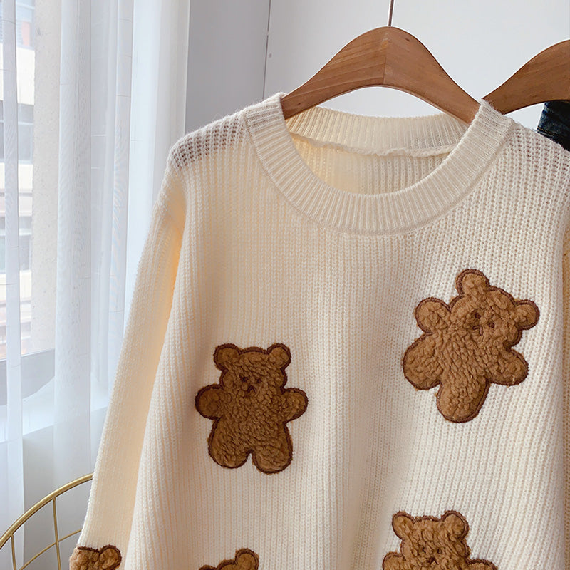 Pull ours nouveau pull top 5041