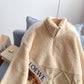 Pull en laine d'agneau cousu pull veste pull 4974