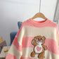 Pull ours mignon et doux, pull, haut 4979
