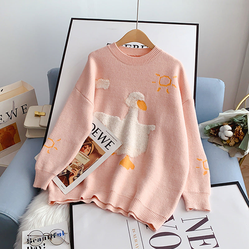 Pull-over Pull-over ample Pull coréen haut 5001
