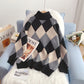 Le pull à col montant vintage Lingge est paresseux à porter à l'extérieur 5047