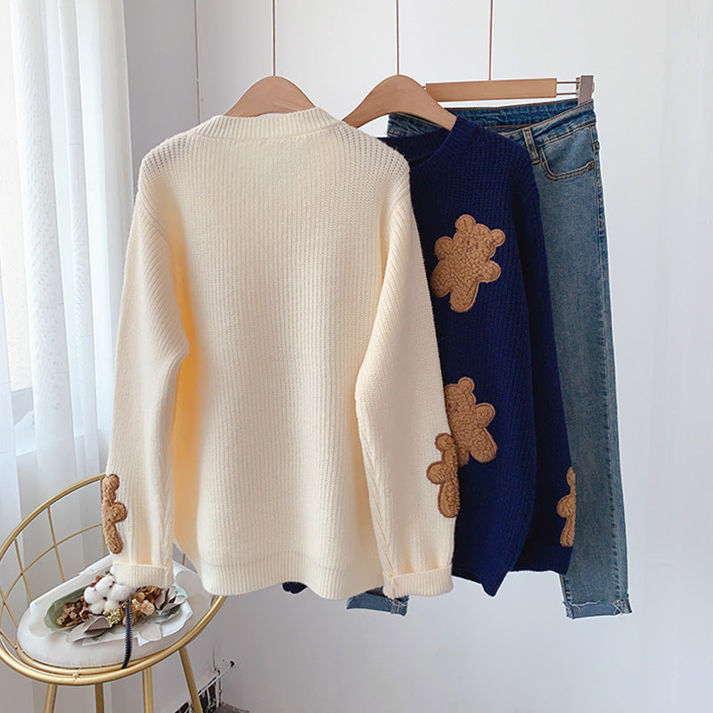 Pull ours nouveau pull top 5041