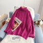 Pull col montant pull paresseux et étranger 5014