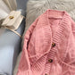 Cardigan pull torsadé manteau pull mi-long 5100