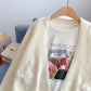 Cardigan en tricot à nœud doux pour femme 4969