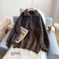 Pull en laine d'agneau cousu pull veste pull 4974
