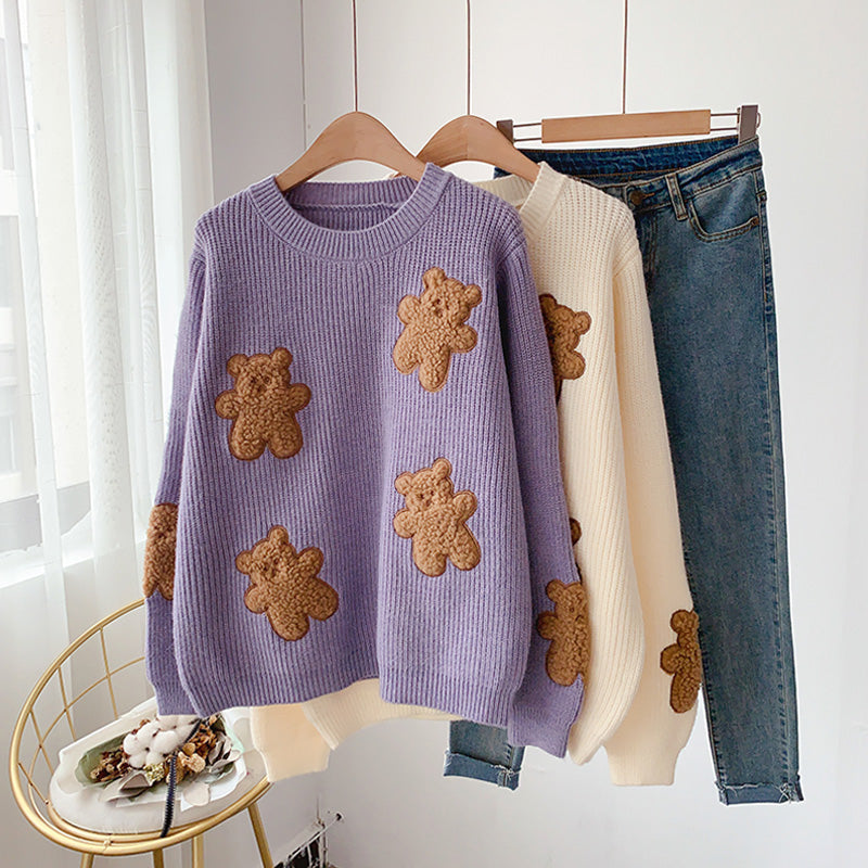 Pull ours nouveau pull top 5041